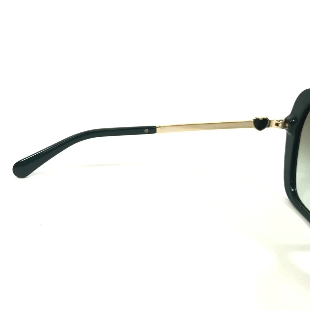 CHANEL Sunglasses 5521-A c.1459/S3 Oversized Polished Green Gold Hearts Hexagon